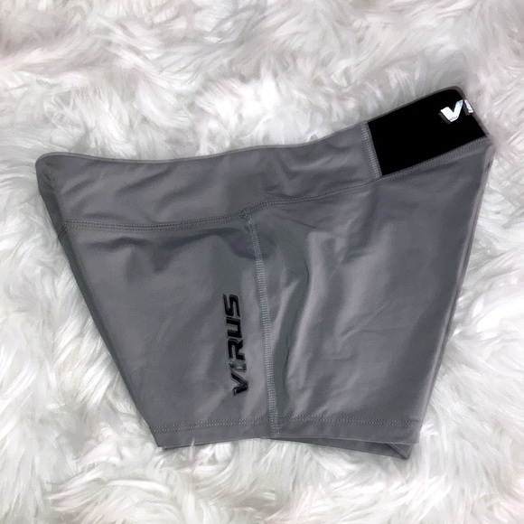 VIRUS Gray Action Sports Performance Compression Shorts L - Picture 8 of 8